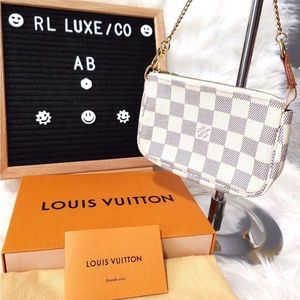XXXSOLDXXXLouis Vuitton Accessories Pochette Damier Azur